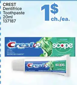 Rossy CREST Toothpaste offer