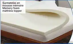 Rossy Memory foam mattress topper offer