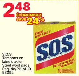 Rossy S.O.S. Steel wool pads offer