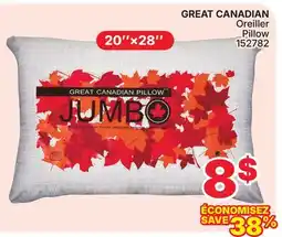 Rossy GREAT CANADIAN Pillow offer