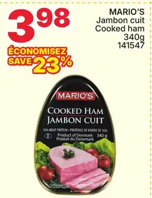 Rossy MARIO'S Cooked ham offer