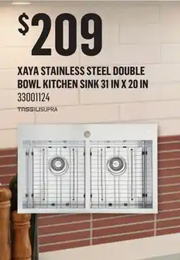 Canac Xaya Stainless steel Double Bowl Kitchen Sink offer