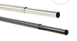 Canac Curtain Rod with Support Stainless Steel offer