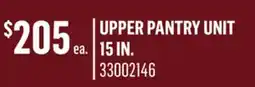 Canac upper pantry unit 15in offer
