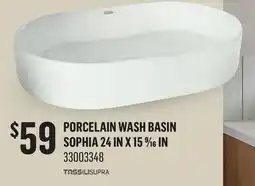 Canac Porcelain Wash Basin offer