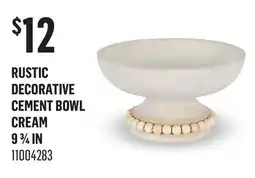 Canac Rustic Decorative Cement Bowl Cream offer