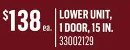 Canac lower unit, 1 door, 15in offer