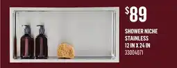 Canac Shower Niche Stainless offer