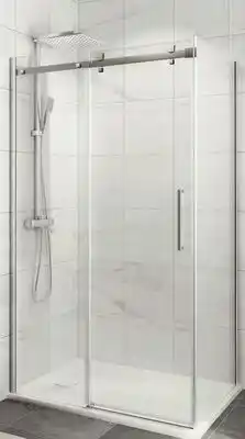 Canac Alaska Low Base Corner Shower Square Finish Chrome offer