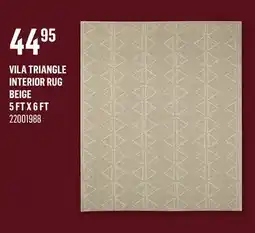 Canac Vila Triangle Interior Rug Beige offer