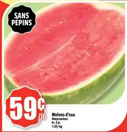 Bonanza Melons d'eau offer