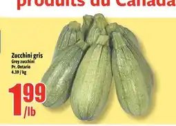 Bonanza Grey zucchini offer
