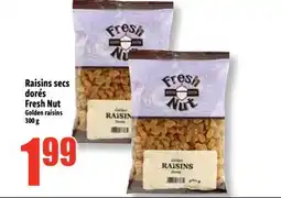 Bonanza Fresh Nut Golden raisins offer