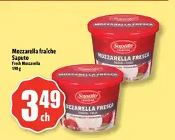 Bonanza Mozzarella fraîche Saputo offer