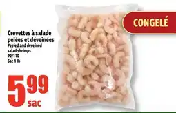 Bonanza Crevettes à salade pelées et déveinées offer