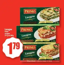 Bonanza Lasagne Primo offer