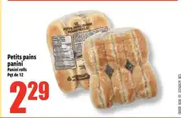 Bonanza Petits pains panini offer