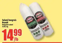 Bonanza Salami hongrois Brandt offer