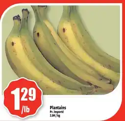 Bonanza Plantains offer