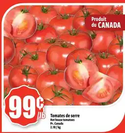 Bonanza Tomates de serre offer