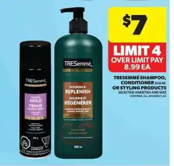 Real Canadian Superstore TRESemmé Shampoo, Conditioner or Styling Products offer