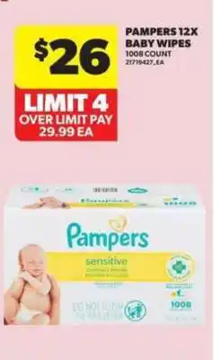 Real Canadian Superstore Pampers 12x Baby Wipes offer