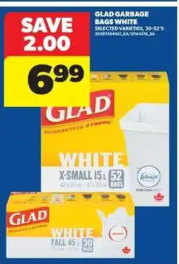 Real Canadian Superstore GLAD Garbage Bags White offer