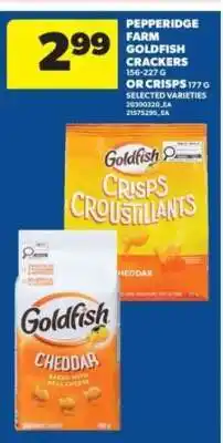 Real Canadian Superstore Pepperidge Farm Goldfish Crackers or Crisps offer