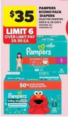 Real Canadian Superstore PAMPERS ECONO PACK DIAPERS offer