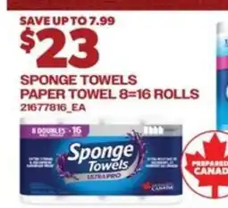 Real Canadian Superstore Sponge Towels offer