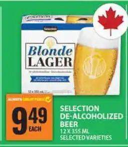 Food Basics SELECTION DE-ALCOHOLIZED BEER offer