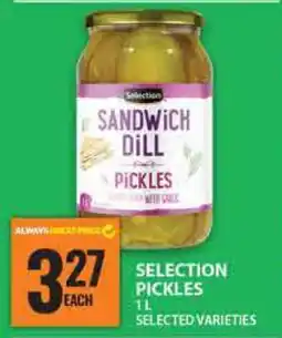 Food Basics SELECTION PICKLES offer