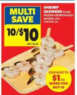 Real Canadian Superstore Shrimp Skewers offer