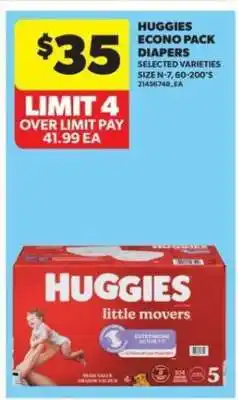 Real Canadian Superstore Huggies Econo Pack Diapers offer