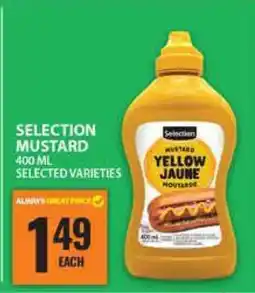 Food Basics SELECTION MUSTARD offer