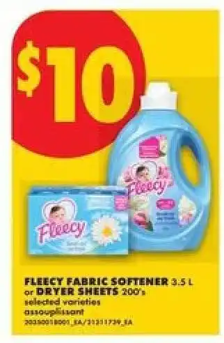 No Frills Fleecy Fabric Softener or Dryer Sheets offer