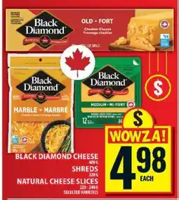 Food Basics BLACK DIAMOND CHEESE offer