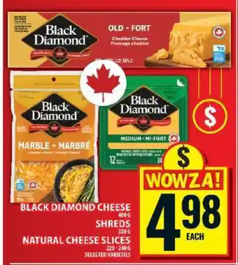 Food Basics BLACK DIAMOND CHEESE offer