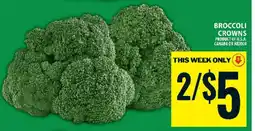 Food Basics BROCCOLI CROWNS offer
