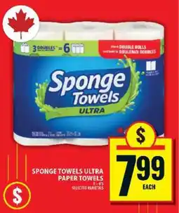 Food Basics Sponge Towels Ultra Paper Towels offer