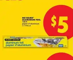 No Frills No Name Aluminum Foil offer