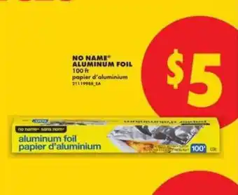 No Frills No Name Aluminum Foil offer