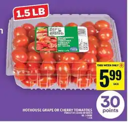 Food Basics Hothouse Grape or Cherry Tomatoes offer