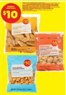 Real Canadian Superstore Fish Fillets or Breaded Seafood offer