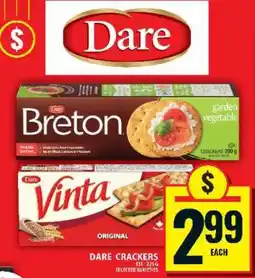 Food Basics Dare Crackers offer