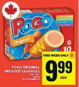 Food Basics POGO ORIGINAL BREADED SAUSAGES offer