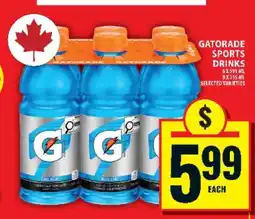 Food Basics GATORADE SPORTS DRINKS offer