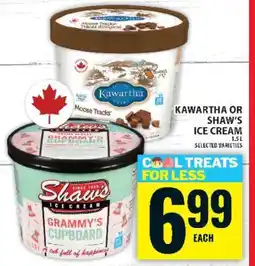 Food Basics Kawartha or Shaw's Ice Cream offer