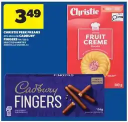 Real Canadian Superstore Christie Peek Freans or Cadbury Fingers offer