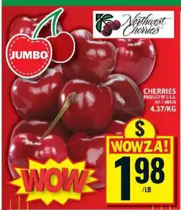Food Basics Northwest Cherries offer